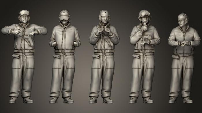 Military figurines (STKW_0221) 3D model for CNC machine